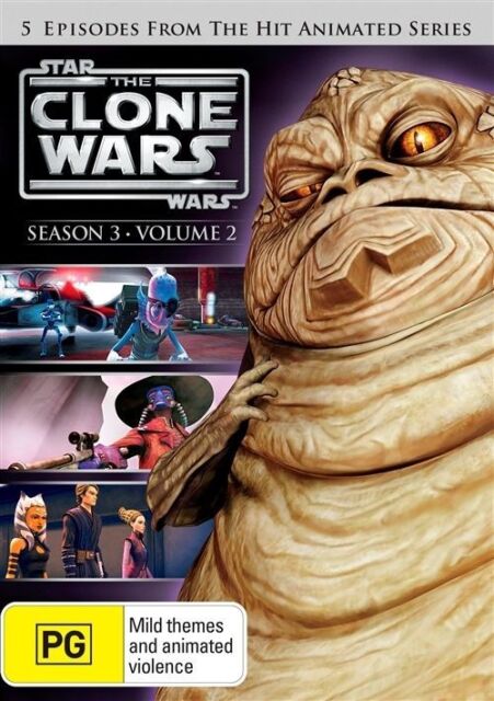 Star Wars -The Clone Wars -Animated Series:Season 3 :Vol 2 (DVD, 2012) NEW+SEALE