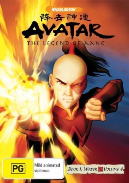 Avatar - The Last Airbender - Water  Book 1 Volume 4 : (DVD,2006) NEW+SEALED 