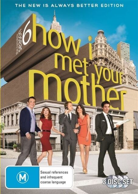 How I Met Your Mother : Season 6 (DVD, 3 Disc Set) NEW+SEALED