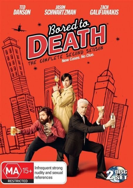 Bored To Death : Season 2 (DVD, 2011, 2-Disc Set) NEW+SEALED 