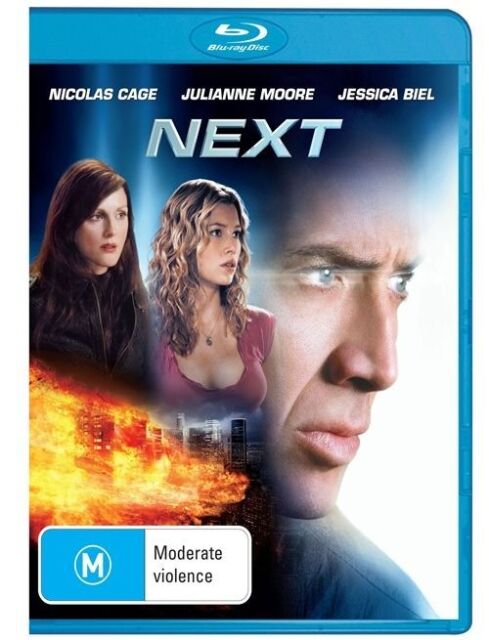 Next (2007, Blu-Ray) Region B - Nicolas Cage - NEW+SEALED 