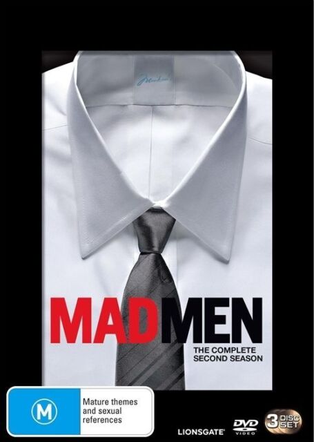 Mad Men : Season 2 (DVD, 2009, 3-Disc Set) Region 4 - NEW+SEALED 