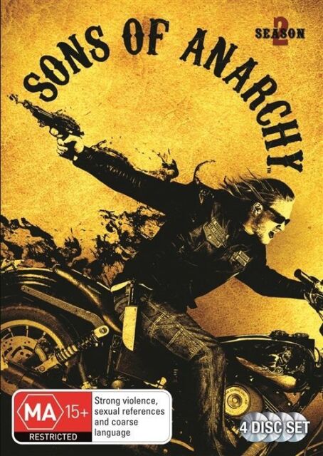 Sons Of Anarchy Season 2 (DVD 4 Disc Set) Region NEW 