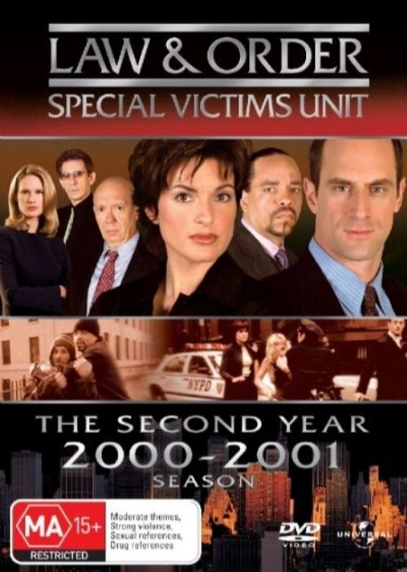 Law & Order: Special Victims Unit -Year 2: 2000-2001 Season Region 4-NEW+SEALED