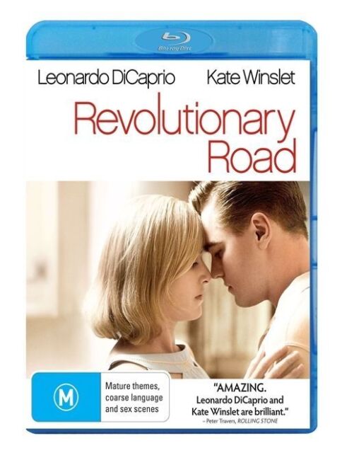 REVOLUTIONARY ROAD -Leonardo DiCaprio,Kate Winslet -Blu-Ray, Region B - NEW+SEAL