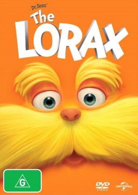 Dr. Seuss The Lorax Big Face (DVD,2012) Region 2,4,5 - NEW+SEALED 