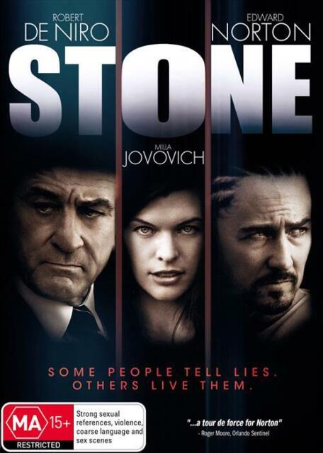 Stone (DVD, 2010) Robert De Niro - Edward Norton -Region 4 - NEW+SEALED