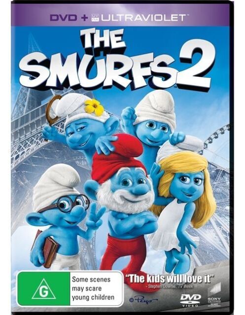 The Smurfs 2 (DVD+Ultraviolet UV) Region 4 - NEW+SEALED 