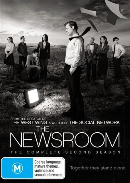 The Newsroom : Season 2 (DVD, 2014, 3-Disc Set) Region 4 - NEW+SEALED 