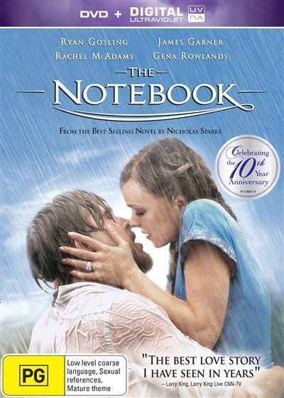 The Notebook (DVD,Digital UV, 2014) NEW+SEALED 