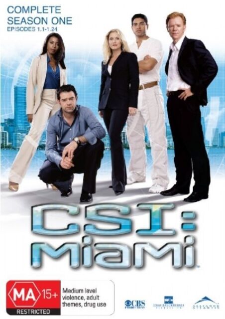 CSI - Miami Complete Season One (DVD 6-Disc Set) Region 4 - NEW+SEALED 