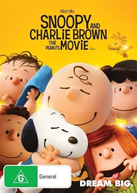 The Snoopy And Charlie Brown - Peanuts Movie (DVD, 2016) Region 4 - NEW+SEALED