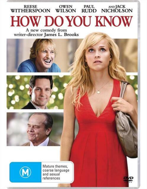 How Do You Know : Reese Witherspoon (DVD,2010) -Region 4 -NEW+SEALED