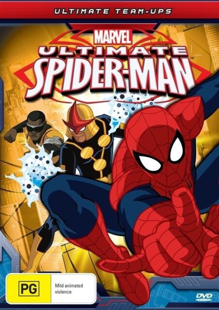 ULTIMATE SPIDERMAN: ULTIMATE TEAM-UPS -DVD Series Animated Region 4 -NEW+SEALED