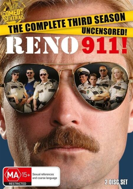 Reno 911 : Season 3 ( 2 Disc Set, DVD) Region 4 - NEW+SEALED 