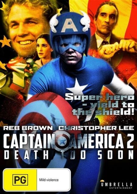 Captain America II - Death Too Soon (DVD, 2014) REGION 4 BRAND NEW+SEALED