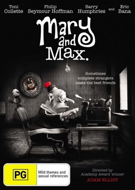 Mary and Max. - (DVD,2009) TONI COLLETTE - Region 4 DVD - NEW+SEALED 