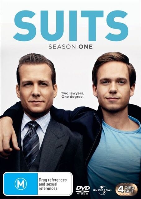 Suits : Season 1 (DVD, 2012, 4-Disc Set) Region 2,4,5 - NEW+SEALED 