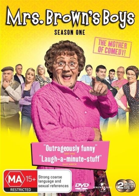 Mrs. Brown's Boys Browns Series 1 Season DVD (2 Disc) - NEW+SEALED 