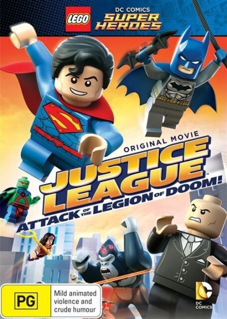 LEGO - Justice League - Attack Of The Legion Of Doom DVD - NEW+SEALED 