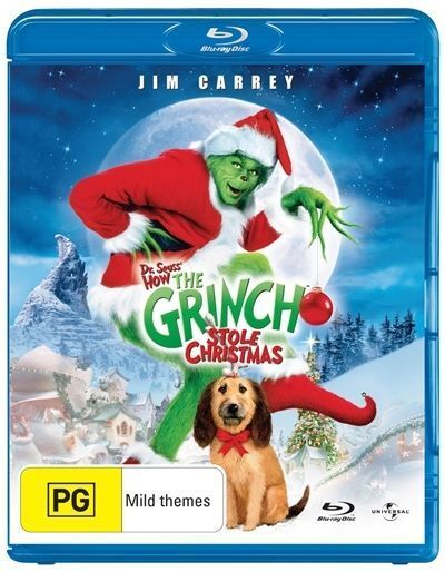 How the Grinch Stole Christmas (Blu-ray, 2000) Region B - NEW+SEALED