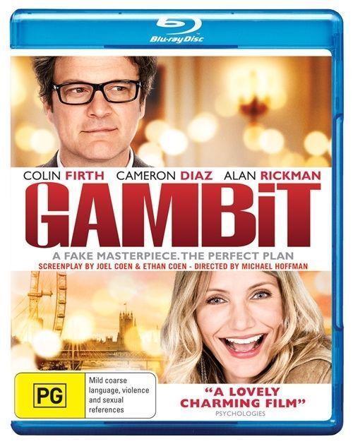 Gambit (Blu-ray, 2013) Colin Firth - Region B - NEW+SEALED