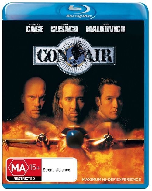 CON AIR 1997 Nicolas Cage (Blu-ray Region B) NEW+SEALED