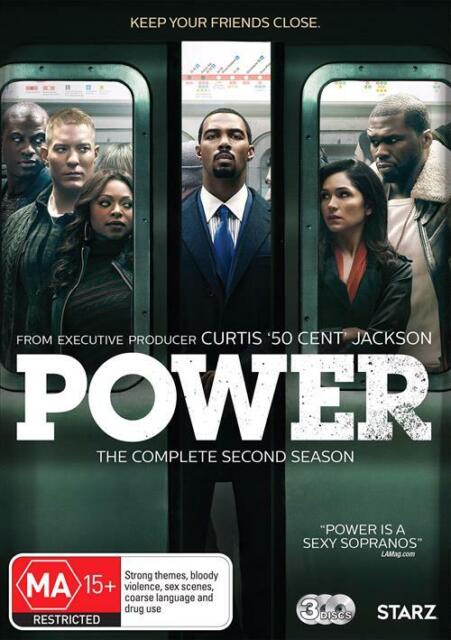 POWER : Season 2 : (3 Disc Set, DVD) Region 4 - NEW+SEALED 