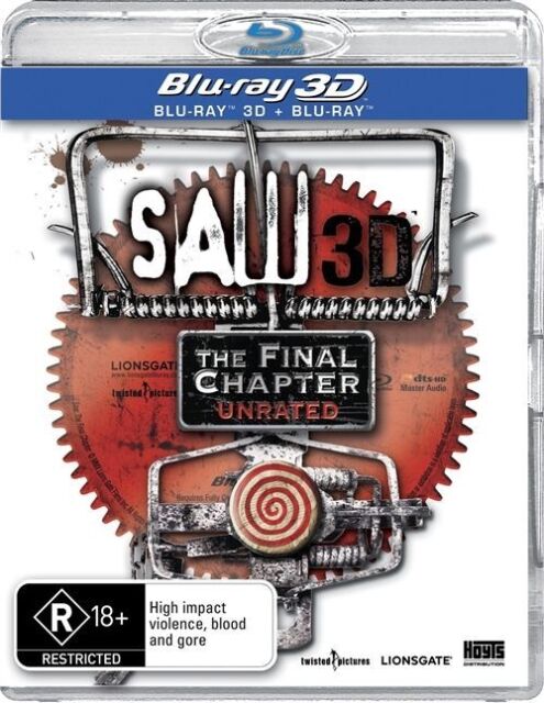 Saw 3D: The Final Chapter (Unrated) (Blu-ray3D+Blu-ray) NEW+SEALED