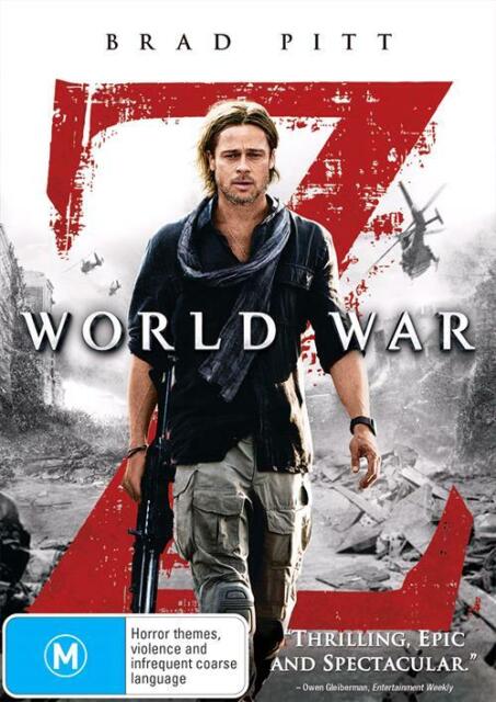 World War Z (DVD, 2013) - Brad Pitt NEW+SEALED