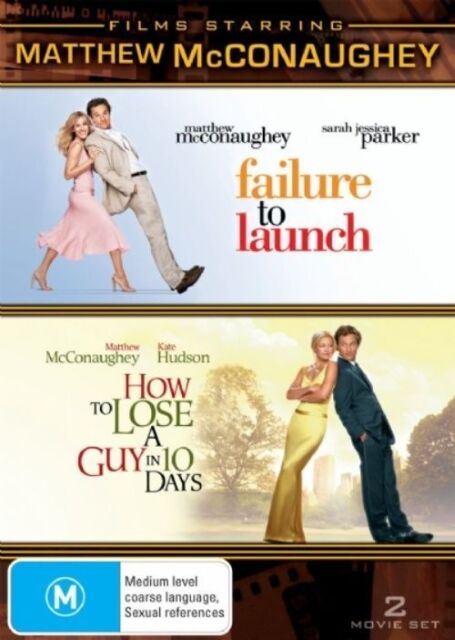 How To Lose A Guy In 10 Days + Failure To Launch (DVD, 2 Discs) Reg 4 NEW+SEALED