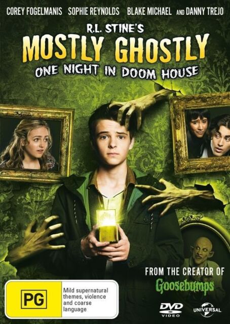 R.L. Stines Mostly Ghostly - One Night In Doom House DVD - NEW+SEALED 