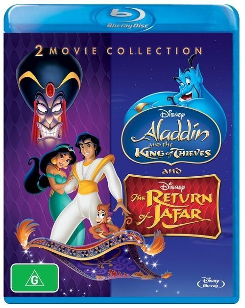 Aladdin And The King Of Thieves +The Return Of Jafar -(Blu-Ray-Region B) NEW+SEA