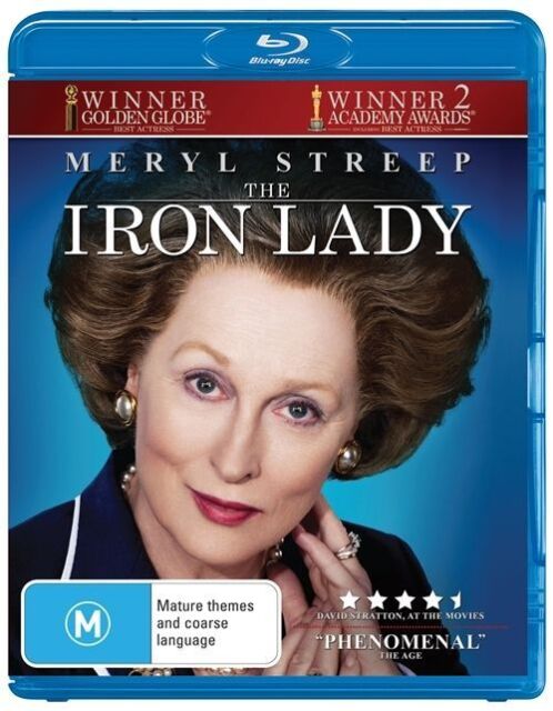 The Iron Lady (Blu-Ray, 2012) Meryl Streep - Region A,B,C - NEW+SEALED