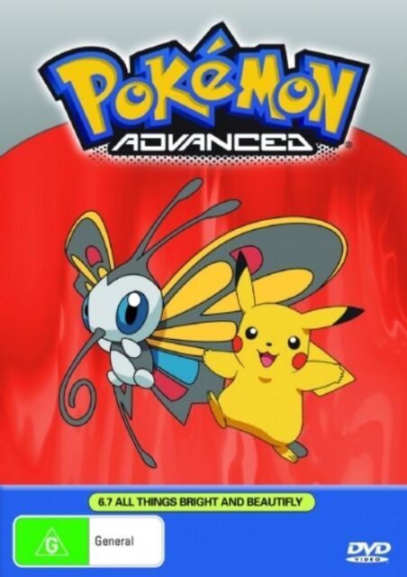 Pokemon Advanced-All Things Bright And Beautifly :Vol 6 :Part 7 (DVD, 2006)-RARE