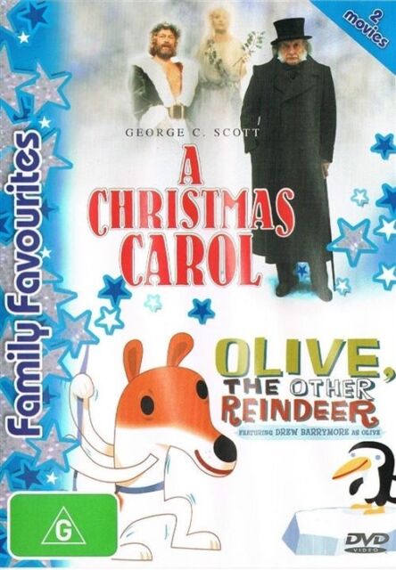 A Christmas Carol / Olive, The Other Reindeer (DVD, 2005, 2-Disc Set) NEW+SEALED