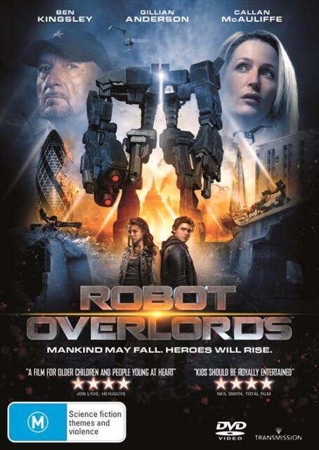 Robot Overlords (DVD,2016) Region 4  - NEW+SEALED