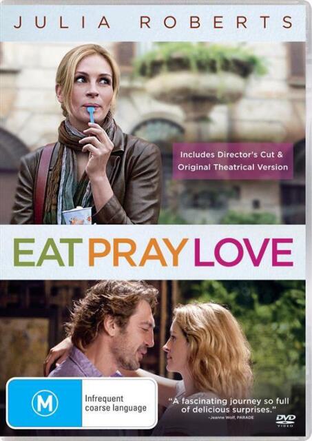 Eat Pray Love (DVD,2010) Julia Roberts - Region 4 - NEW+SEALED 