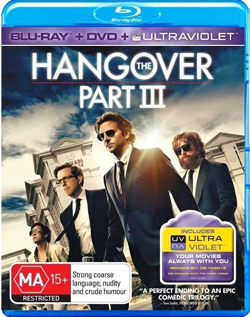 The Hangover Part III -RARE (Blu-Ray+DVD+UV 2013)  Australia Stock - NEW+SEALED