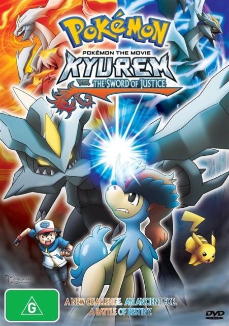 Pokemon Movie -Kyurem Vs Sword Of Justice- BOUNS POSTER & GAME CARD -NEW+SEALED 