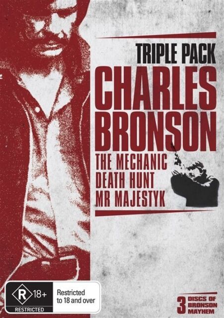 Charles Bronson - Triple Pack (DVD, 2013, 3-Disc Set) NEW+SEALED 