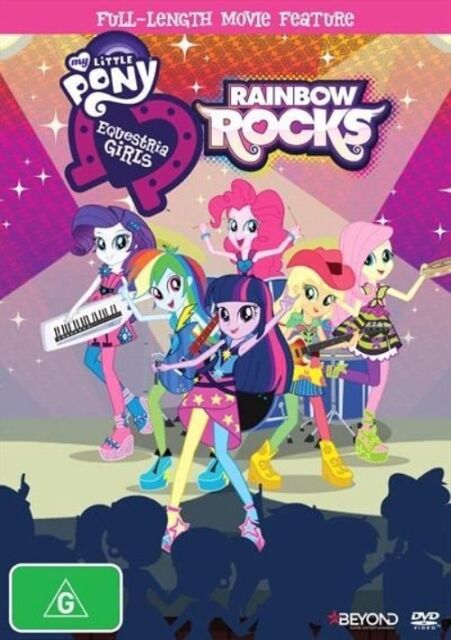 My Little Pony - RAINBOW ROCKS (DVD, 2014, Region 4) - NEW+SEALED 