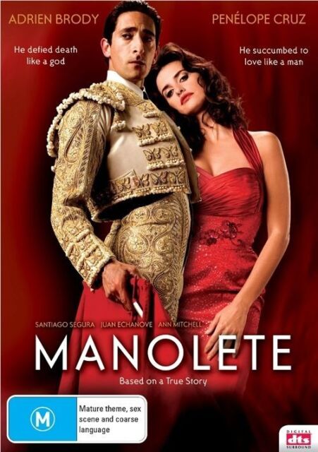 Manolete (DVD,2011) (Region 4) NEW+SEALED 