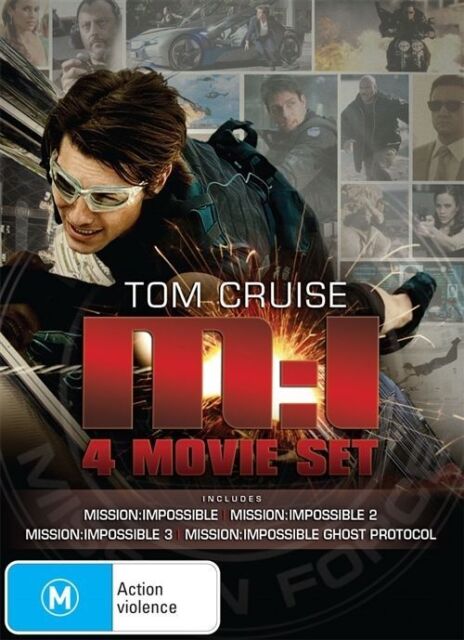 M:I - 4 Movie Set (Mission: Impossible / Mission: Impossible 2 / NEW+SEALED 