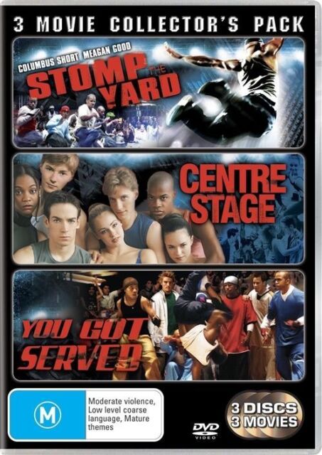 Stomp Yard / Centre Stage / You Got Served (DVD, 2008, 3-Disc Set)-R4 NEW+SEALED