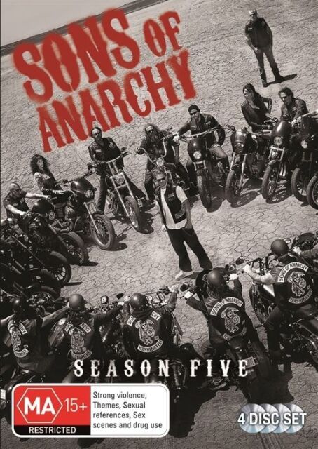 Sons Of Anarchy - Season Five - (4 Disc DVD Set) NEW+SEALED 