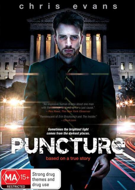 Puncture (DVD, 2011) Chris Evans - Region 4 - NEW+SEALED