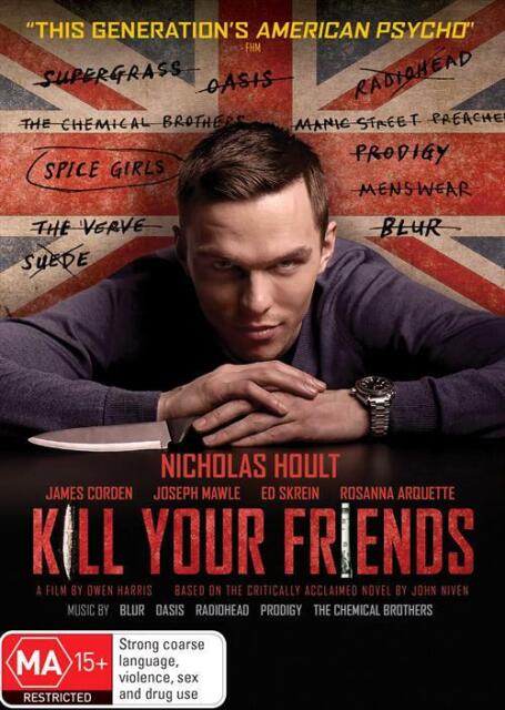 Kill Your Friends - (DVD,2015) Region 4 - Nicholas Hoult - NEW+SEALED